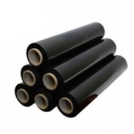 Folia stretch 3 kg [6 rolek] czarna