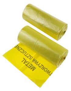 Worki do segregacji ŻÓŁTE 120L a'10 (10 szt.)