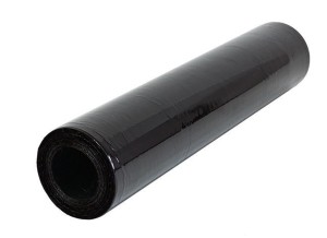 Folia stretch 1,2 kg [1 rolka] czarna beztubowa