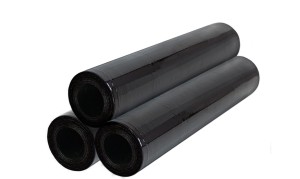 Folia stretch 1,2 kg [3 rolki] czarna beztubowa